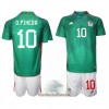 Officiële Voetbalshirt + Korte Broek Mexico Orbelin Pineda 10 Thuis WK 2022 - Kids